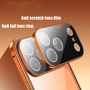 <span class=keywords><strong>Coque</strong></span> de Téléphone Magnétique en Alliage d'Aluminium avec Cadre de Protection d'Objectif et Verre Anti-<span class=keywords><strong>Espion</strong></span> Anti-Regard pour iPhone 17 Pro Max 16 Plus 15 14 - Product Image 3