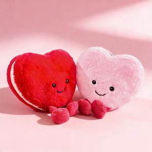 HECION Nuevo Peluche en Forma de Corazón, Muñeco Adorable Rosa, Serie de San Valentín, Regalo Romántico para Niñas - Product Image 4