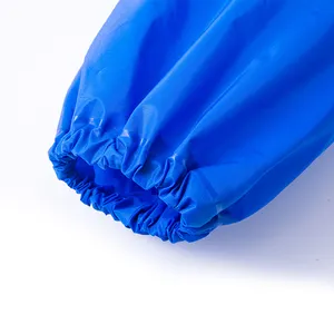 Cpe синий/белый нетканый полипропилен дышащий одноразовый водонепроницаемый сделанный рукав одноразовый водонепроницаемый нарукавник