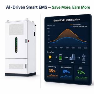 Gabinete de Almacenamiento de Energía Exterior Todo en Uno de 261 kWh y 125 kW con Batería LiFePO4 de 314 Ah para Microredes y Energía Comercial - Product Image 4