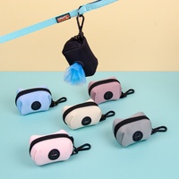 Distributeur de sacs à déjections canines en PE épaissi avec fermeture éclair, fabrication usine, pour le commerce de gros international, mini et mignon