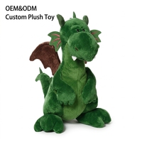 Fabricant OEM ODM, jouets en peluche personnalisés, jouets en peluche rembourrés de coton PP personnalisés, cadeau de Nouvel An pour garçon, jouet dragon 31cm-50cm