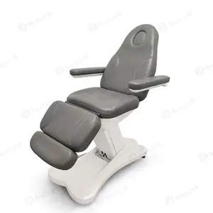 Makeup Chair for Beauty Salon Eyelash Chair Massage Center 3 4 Medical Motor Customize Color Electric Facial Bed