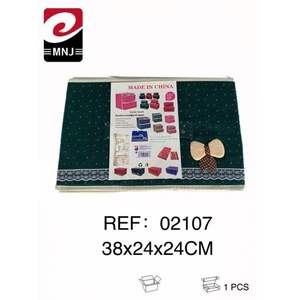 Paquete Mixto de Cajas de Almacenamiento de Tela No Tejida con Tapa, 38X24X24 cm, Contenedores Organizadores - Product Image 2