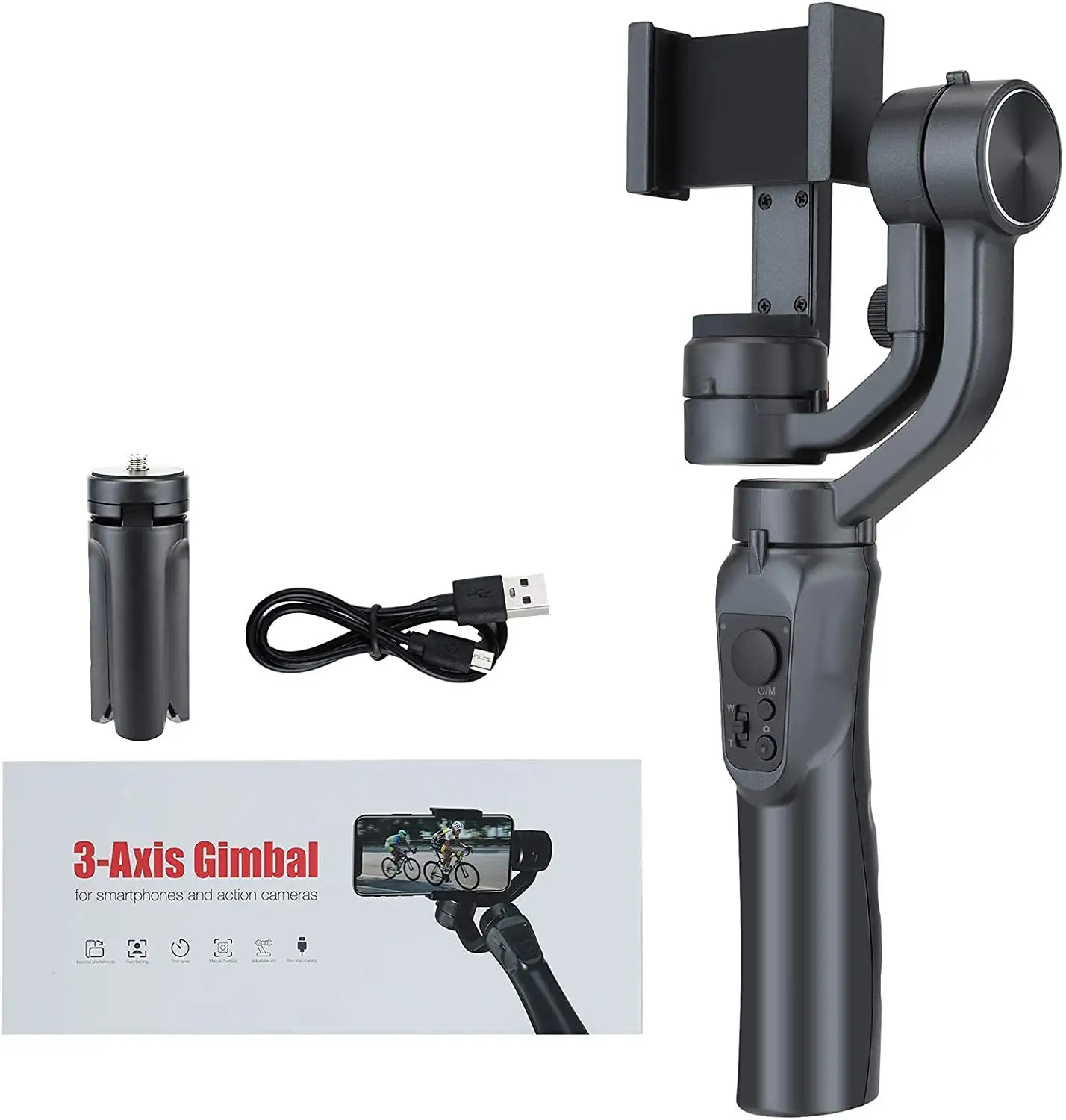 Kan Time-Lapse Fotografie F6 3-As Anti-Shake Mobiele Telefoon Handheld Gimbal Voor Filmmaker Video Vlog