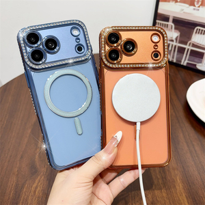 Nouvelle Coque Transparente Scintillante Effet Diamant pour iPhone 18 17 Pro Max 16 Plus 15 14 13 avec Chargement Magnétique Sans Fil et Protection Antichoc - Product Image 4
