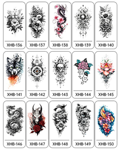 Small Arm Temporary <b>Tattoo</b> Sticker Waterproof Durable <b>Paper</b> Decal for Girls Festival Party Professional Body Art Use - Product Image 4