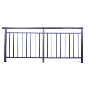 <span class=keywords><strong>Barandilla</strong></span> de montaje de tubería cuadrada de aluminio y <span class=keywords><strong>acero</strong></span> <span class=keywords><strong>inoxidable</strong></span>, para diseños de <span class=keywords><strong>barandilla</strong></span> de balcón - Product Image 1