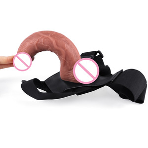 Consolador de silicona hueco con pantalones de cuero para hombres, y engrosamiento Agrandamiento del pene, dispositivo de masturbación, fabricantes de juguetes sexuales Wh - Product Image 3