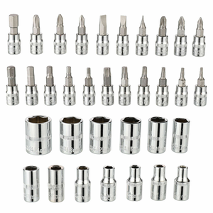46 Uds herramienta de combinación de enchufe Juego de llaves manuales para el hogar caja de herramientas de hardware de reparación de automóviles - Product Image 3