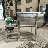 Mélangeur de granulés de ciment, mélangeur horizontal en acier inoxydable de type U, mélangeur de granulés de plastique, broyeur de fertilisants, sécheur alimentaire