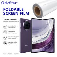 Film protecteur d'écran pliable en TPU, rouleau flexible anti-rayures, matériau protecteur d'écran, film transparent au toucher lisse