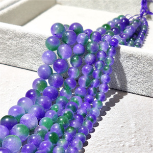 <span class=keywords><strong>Perles</strong></span> rondes 6mm/8mm en vrac de pierres naturelles multicolores pour la fabrication de colliers et de bracelets Vente en gros - Product Image 4