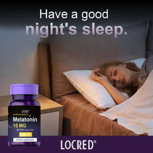 OEM LO CRED Mélatonine <span class=keywords><strong>10mg</strong></span> |   300 gélules molles |   100% sans médicaments |   Complément alimentaire naturel pour favoriser le sommeil chez les adultes |   Dissolution rapide - Product Image 2