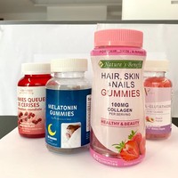 Complément alimentaire OEM ODM sous marque privée : Gommes multivitaminées à la biotine pour la pousse des cheveux, Gommes à la biotine pour femmes