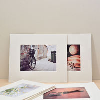 Impression d'art mural moderne avec fleurs jaunes, cadre photo carré 4x6 fait main en papier, passe-partout blanc, pour salon