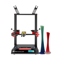 Rencolor AC-10 2in1out impressão dupla extrusora 300X300X360mm tamanho Cor misturada Impressora Prusa i3 DIY 3D Drucker DIY 3D