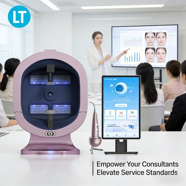 X5PRO AI Facial & Scalp Scanner-9 Light Imaging System for Skin Analysis & Diagnostics EU/US Plug Compatible