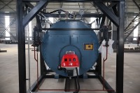 Chaudière à vapeur à haute efficacité montée sur chenilles avec un rendement thermique de 98% - Norme ASME