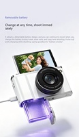 Videocámara de Vlogging con WIFI, 96MP, 60 Filtros, Antivibración, WDR, Pantalla Giratoria de 180 Grados, Cámara Digital 8K SD, Marca Privada de Fábrica