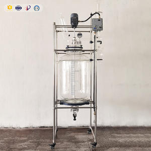 Hot-Selling 200L chimique chemisé verre réacteur automatique 220V laboratoire réaction bouilloire pression navire moteur moteur nouveau - Product Image 3