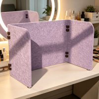 Écran de bureau en feutre, cloison acoustique pour bureau, séparateur de poste de travail à fixer au bureau, 100% PET, OEM, vente en gros