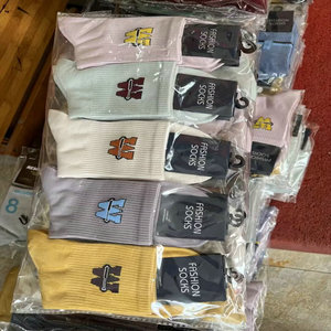 Chaussettes de travail décontractées <span class=keywords><strong>fantaisie</strong></span> colorées et originales en coton MXW004 pour femmes et hommes, avec motifs imprimés, à prix de 0,25 $ - Product Image 6