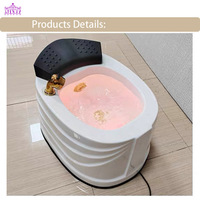 Bassin de pédicure simple en acrylique pour salon de beauté, bassin de massage pour pédicure, bain de pieds en céramique pour salon de manucure