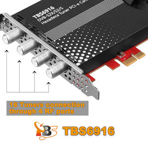 <span class=keywords><strong>Tarjeta</strong></span> sintonizadora de <span class=keywords><strong>TV</strong></span> por satélite digital, receptor de transmisión IPTV, para transmisión de contenido digital, TBS 6916, S2 16 - Product Image 2