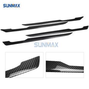 Bandes de panneau de porte en fibre de carbone sèche, garniture de couverture, accessoires intérieurs de voiture pour VW <span class=keywords><strong>Golf</strong></span> 8 MK8 GTI GTE <span class=keywords><strong>GTD</strong></span> R Line 2020 2021 <span class=keywords><strong>2022</strong></span> - Product Image 6