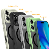 Coque arrière en TPU antichoc givré pour iPhone 17 Promax 16 Pro Max 15 14 13 Matte Mobile Phone Case