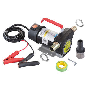 Fervi 0755 Pompe électrique à batterie 12V pour le transfert de diesel et d'huiles minérales, 40 l/min - Product Image 1
