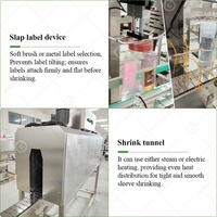 Machine d'étiquetage et de rétrécissement automatique à grande vitesse pour bouteilles, étiquette thermique, étiquette corail, sublimation, manchon rétractable