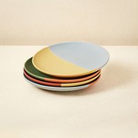 Plateau rond mat avec logo personnalisé nordique, décoration de mariage, table, plats en céramique, ensemble d'assiettes