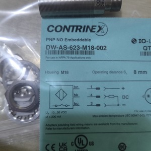 Capteur inductif Contrinex DW-AS-623-M18-002 M18 8mm PNP NO, encastrable, application NFPA 79 - Product Image 4