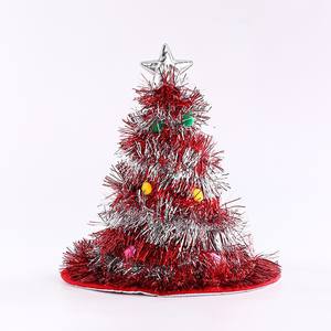 Arbre <span class=keywords><strong>de</strong></span> Noël pour adultes avec paillettes et étoile dorée en sommet, 17 pouces, cadeau <span class=keywords><strong>de</strong></span> fête, accessoire <span class=keywords><strong>de</strong></span> costume fantaisie, chapeaux originaux pour hommes et femmes - Product Image 5