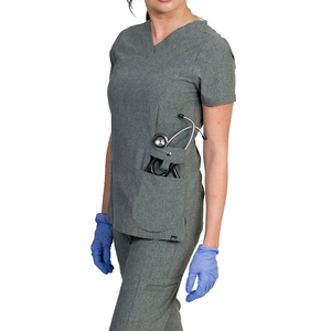 เสื้อพยาบาลซักได้,เสื้อขัดผิวพยาบาลสำหรับสตรีป้องกันริ้วรอย - Product Image 1