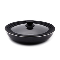 Couvercle en verre anti-brûlure de 18, 20, 22 cm avec bord en silicone pour casseroles, couvercle de cuisine transparent durable