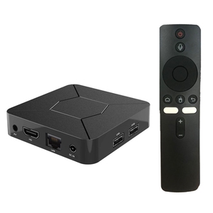 Directo de fábrica 4K 60FPS HDR Q5 <span class=keywords><strong>TV</strong></span> Set-top Box 2G + 8G Dual WiFi + <span class=keywords><strong>Bluetooth</strong></span> Control remoto por voz Reproductor HD - Product Image 1