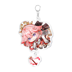 <span class=keywords><strong>Porte</strong></span>-clés en acrylique <span class=keywords><strong>Genshin</strong></span> Impact Anime, <span class=keywords><strong>porte</strong></span>-clés Impact, Nilou, Klee, Ganyu, personnage de dessin animé, accessoires de <span class=keywords><strong>porte</strong></span>-clés Anime - Product Image 3