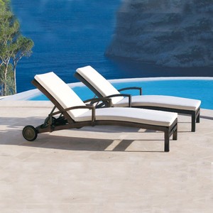 Chaise longue de jardin d'usine, chaise longue <span class=keywords><strong>en</strong></span> <span class=keywords><strong>rotin</strong></span>, ensemble de <span class=keywords><strong>salon</strong></span> de jardin A5257 - Product Image 3