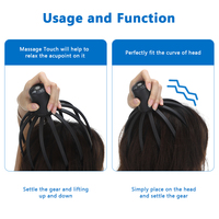 Outil de relaxation du cuir chevelu de masseur de tête de griffe de pieuvre électrique rechargeable par USB