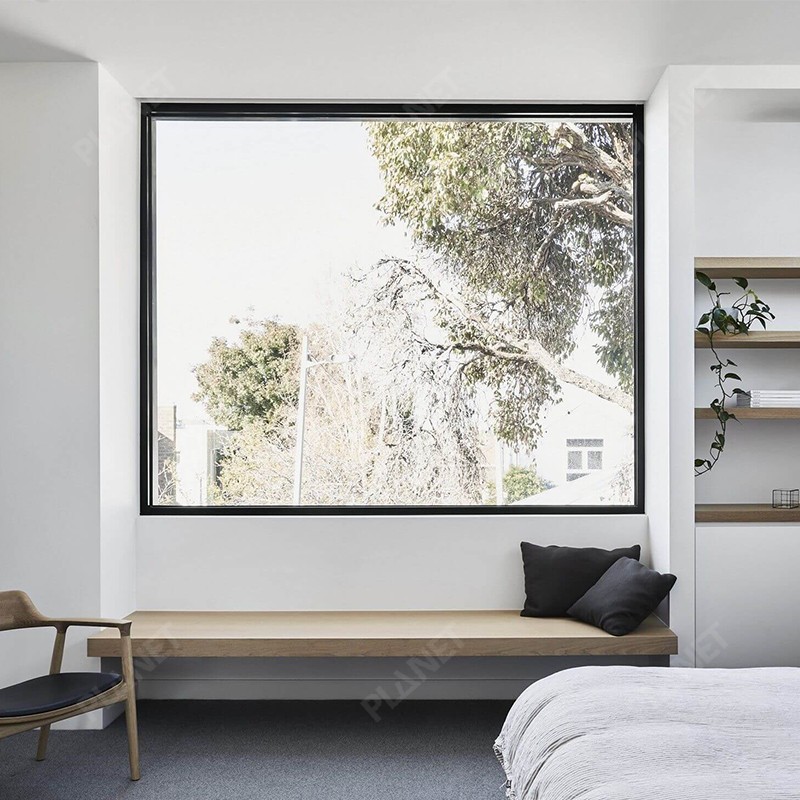 Fixed Glass Panel Window - Modern Aluminum Design