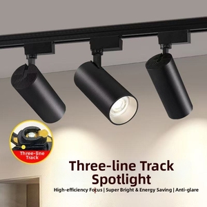 Projecteur LED sur rail en aluminium COB pour villes de troisième catégorie, Ra90, garantie 2 ans, pour magasin de vêtements, hall d'exposition, rail linéaire 3 voies - Product Image 2