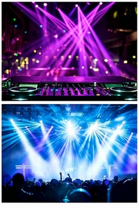 Tornado 5pcs 120w Led Moving Head Beam Stage Light RGBL 4in1 Effet rotatif pour DJ, boîte de nuit, concert, fête - Product Image 2