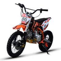 Moto tout-terrain KTM 125CC monocylindre quatre temps refroidie par air haute performance pour jeunes et adultes, idéale pour le commerce extérieur.