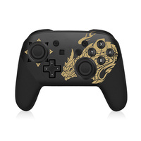 Manette de jeu sans fil Hall Joystick pour Switch Pro Switch2 avec fonction de réveil, double vibration, programmation arrière, Turbo, LED et design exclusif