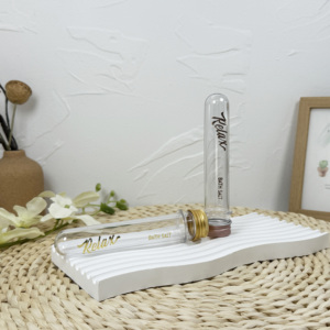 Tubo transparente de prueba de plástico PET con tapa de aluminio de tornillo para dulces - Product Image 5