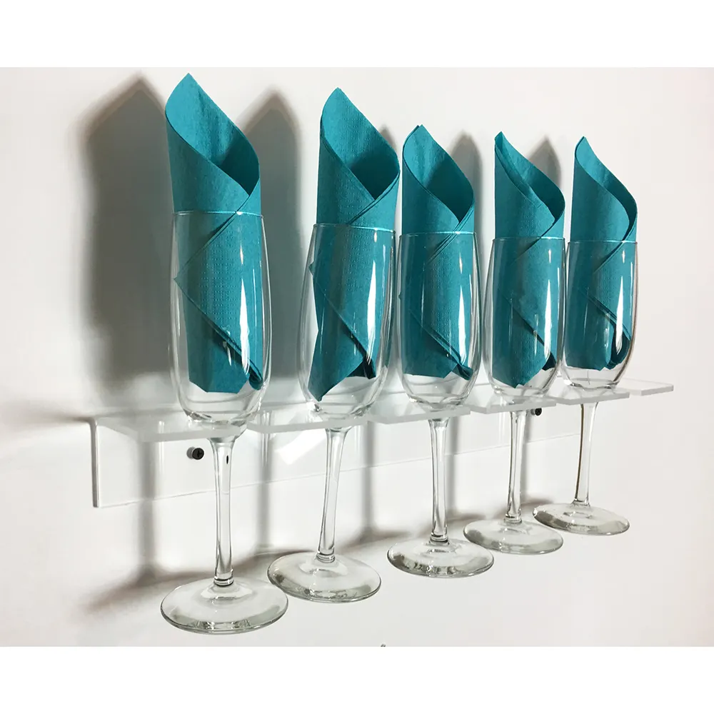 Clear acrylic flute holder /Champagne flute glass holders