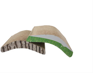 Vente en gros de poteau à gratter en papier ondulé des fabricants Jouet pour chat résistant à l'usure Nouveauté conçue Fournitures pour animaux de compagnie - Product Image 3